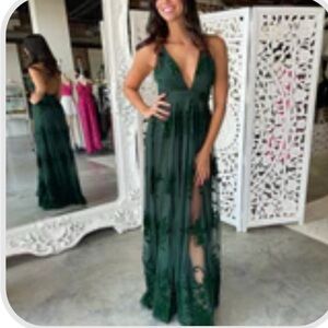 Souther Alternative - “All my love” dress - green